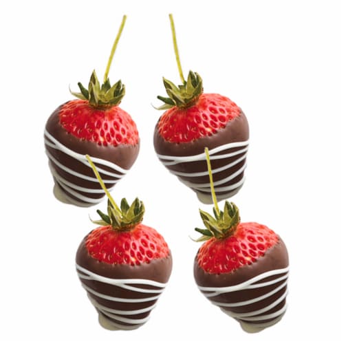 Harris Teeter Farmers Market Chocolate Dipped Long Stemmed Strawberries Perspective: front