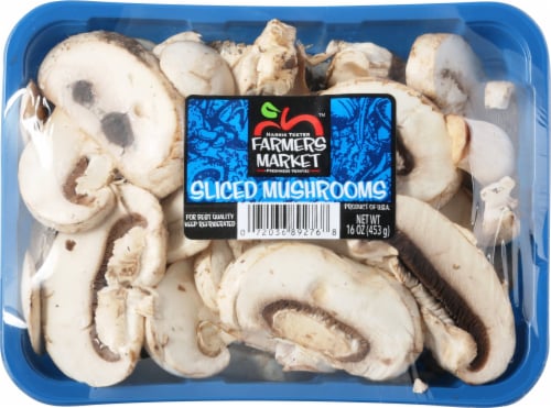 Harris Teeter™ Sliced White Mushrooms Perspective: front
