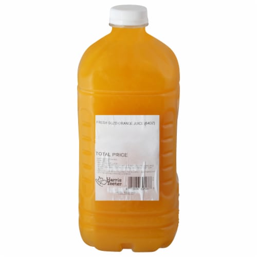 Harris Teeter Fresh Squeezed Orange Juice Perspective: front
