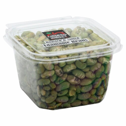 Harris Teeter Farmers Market™ Roasted & Salted Edamame Beans Perspective: front
