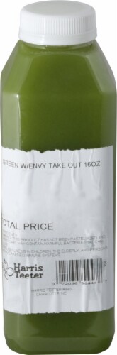 Harris Teeter Green With Envy Take Out Fruit & Vegetable Juice Perspective: front