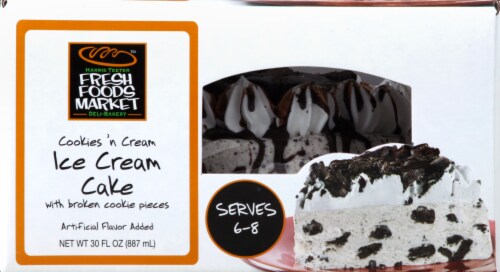 Harris Teeter™ Fresh Foods Market Cookies 'n Cream Ice Cream Cake Perspective: front