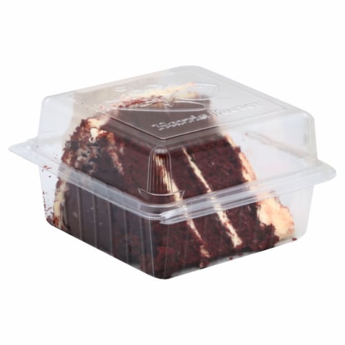 Fresh Foods Market Red Velvet Cake Slice Perspective: front