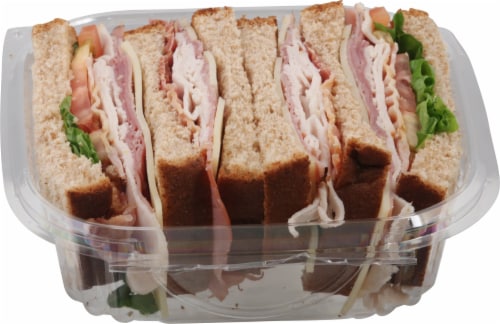 Triple Decker Club Sandwich Perspective: front