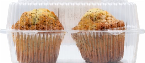 Fresh Foods Market Lemon Poppy Muffins Perspective: front