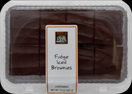 Fresh Foods Market Fudge Iced Brownies Perspective: front