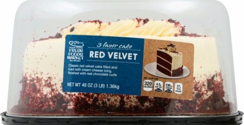 Harris Teeter™ Fresh Foods Market 3 Layer Red Velvet Cake Perspective: front