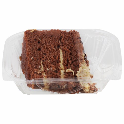Harris Teeter™ German Chocolate Cake Slice Perspective: front