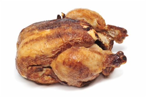 Harris Teeter Whole Rotisserie Chicken (Available 11 am- 7 pm) Perspective: front