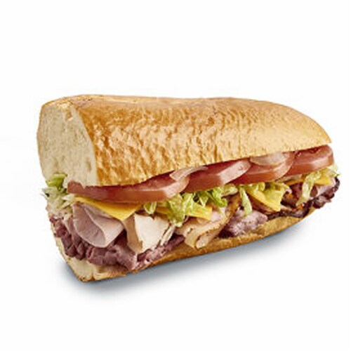 Harris Teeter Fresh Foods Market Whole Regular Sub Sandwich - Hot Perspective: front