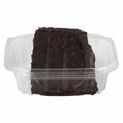 Harris Teeter™ Sinfully Chocolate Cake Slice Perspective: front