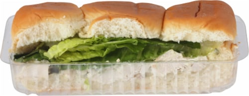 Harris Teeter Fresh Foods Market Rotisserie Chicken Salad Slider Sandwich Perspective: front