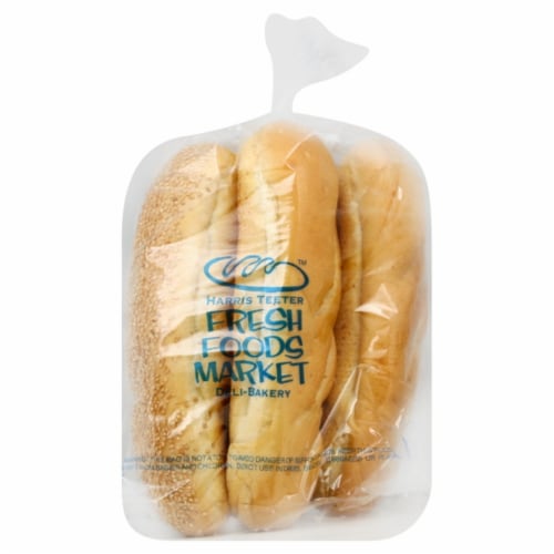 Harris Teeter™ Fresh Foods Market White Sub Rolls Perspective: front