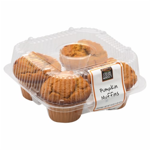 Harris Teeter Jumbo Pumpkin Muffins Perspective: front
