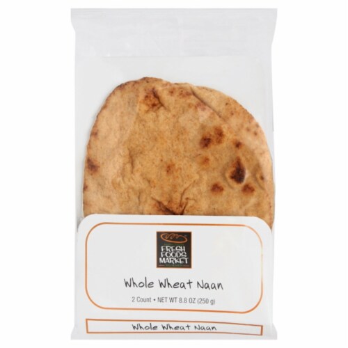 Fresh Foods Market Whole Wheat Naan Perspective: front