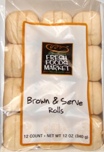 Fresh Foods Market Brown & Serve Rolls Perspective: front