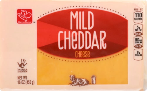 Harris Teeter™ Mild Cheddar Chunk Perspective: front