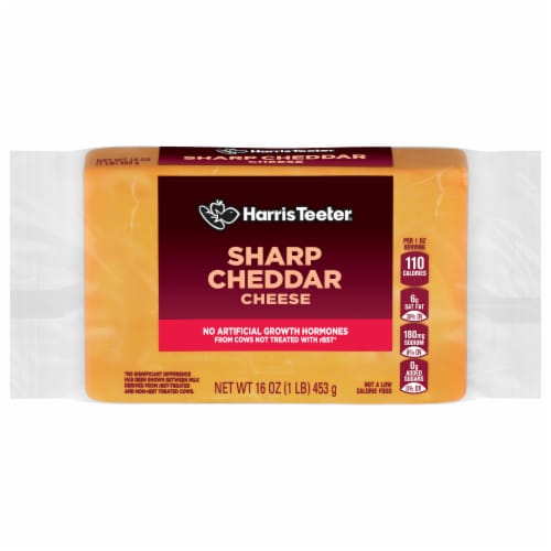 Harris Teeter™ Sharp Cheddar Chunk Perspective: front