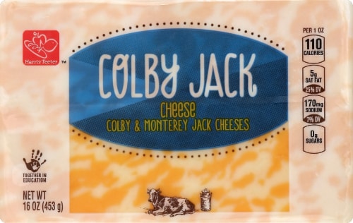 Harris Teeter™ Colby Jack Chunk Perspective: front