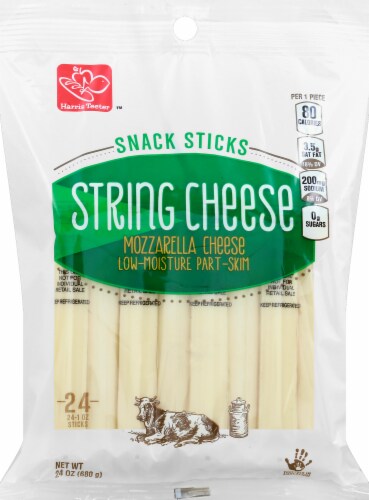 Harris Teeter™ Mozzarella String Cheese Perspective: front