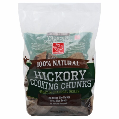 Harris Teeter Hickory Wood Chunks Perspective: front