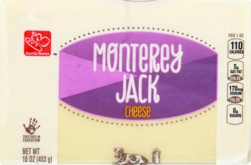 Harris Teeter ™ Monterey Jack Cheese Chunk Perspective: front