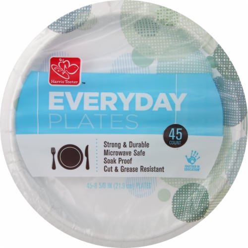 Harris Teeter™ 8.75" Paper Plates Perspective: front