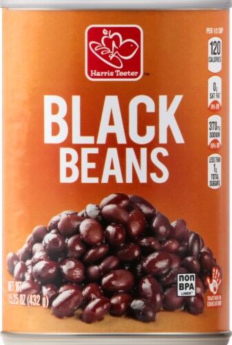 Harris Teeter™ Black Beans Perspective: front