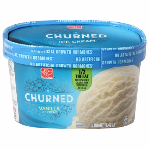 Harris Teeter™ Churned Vanilla Ice Cream, 48 fl oz Kroger