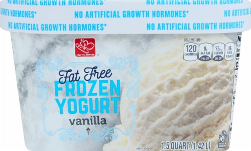 Harris Teeter™ Fat Free Frozen Vanilla Yogurt Perspective: front