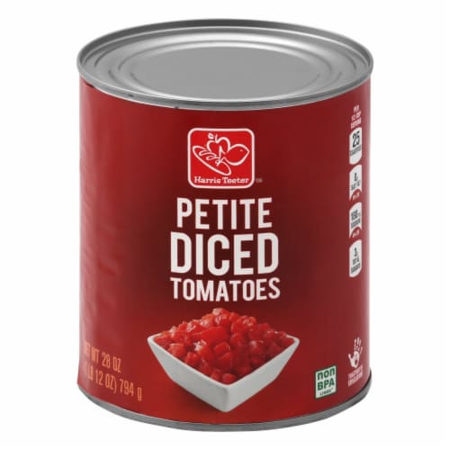 Harris Teeter™ Petite Diced Tomatoes Perspective: front