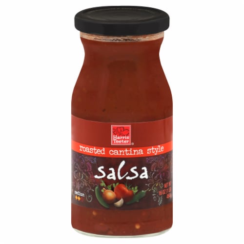 Harris Teeter® Roasted Cantina Style Medium Salsa Perspective: front