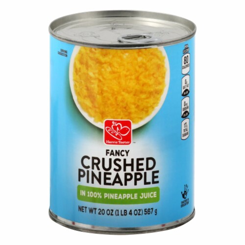 Harris Teeter™  Canned Fancy Crushed Pineapple in Juice Perspective: front