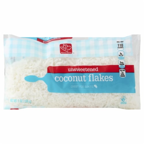 Harris Teeter™ Unsweetened Coconut Flakes Perspective: front
