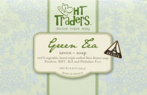 HT Traders™ Green Tea Soap Perspective: front