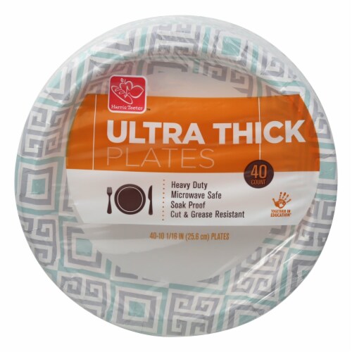 Harris Teeter™ Ultra Designer Paper Plates Perspective: front