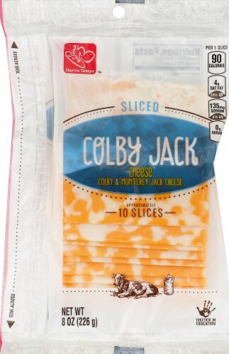 Harris Teeter™ Sliced Colby Jack Cheese Perspective: front