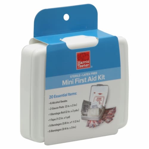 Harris Teeter® Mini First Aid Kit Perspective: front