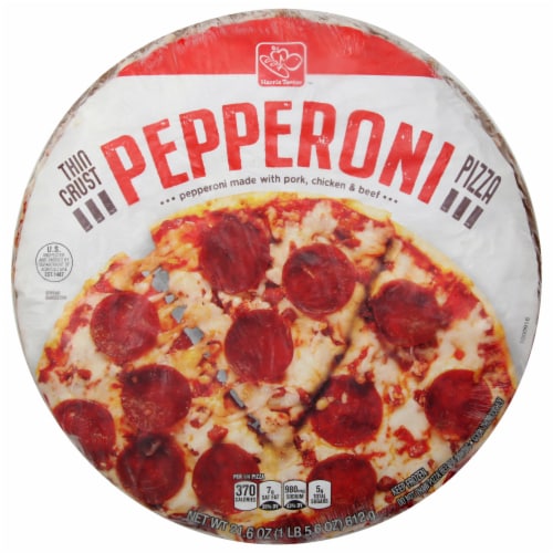 Harris Teeter™ Thin Crust Pepperoni Pizza Perspective: front