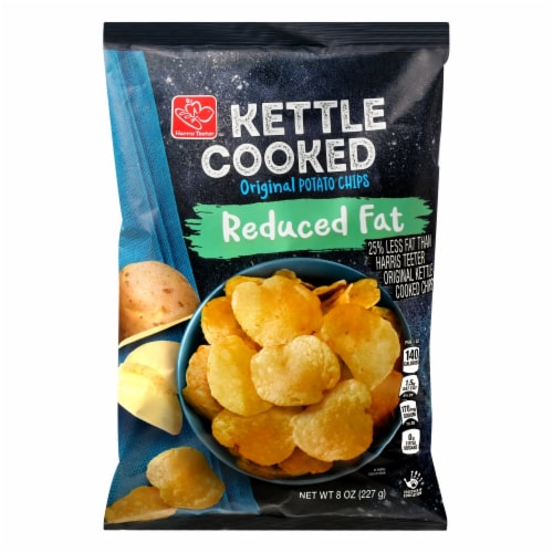 Harris Teeter™ Reduced Fat Kettle Cooked Potato Chips Perspective: front
