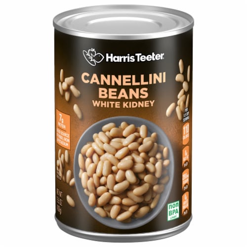 Harris Teeter® Cannellini White Kidney Beans Perspective: front