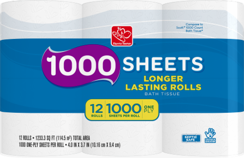 Harris Teeter™ Longer Lasting Rolls Toilet Paper Perspective: front