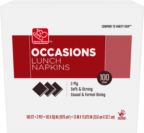 Harris Teeter™ Occasions Lunch Napkins Perspective: front