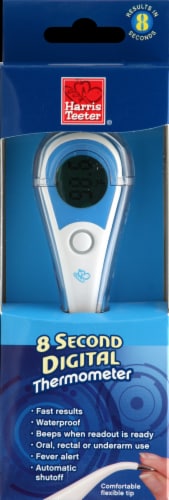 Harris Teeter™ 8 Second Digital Thermometer Perspective: front