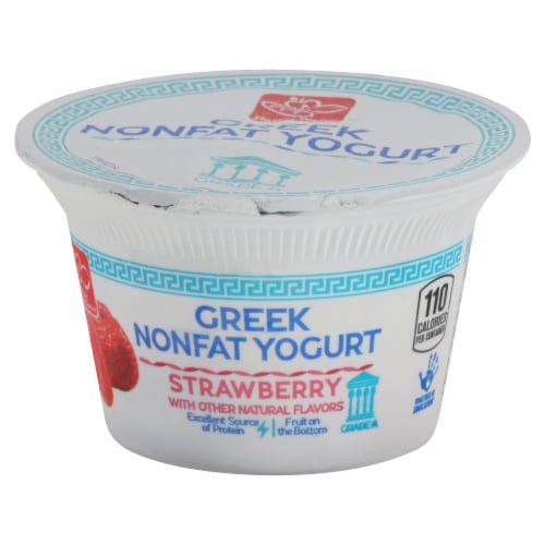 Harris Teeter™ Strawberry Greek Nonfat Yogurt Perspective: front