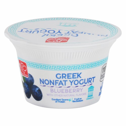 Harris Teeter™ Blueberry Greek Nonfat Yogurt Perspective: front