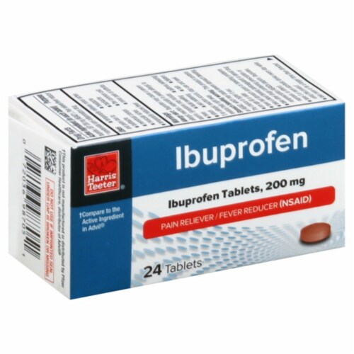 Harris Teeter™ Ibuprofen Tablets 200mg Perspective: front