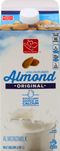 Harris Teeter™ Dairy Free Original Almond Milk Half Gallon Perspective: front