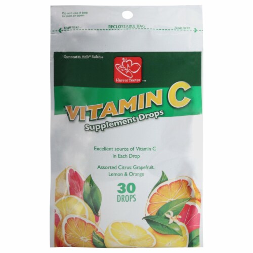 Harris Teeter Vitamin C Drops Perspective: front