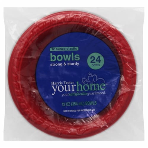 Harris Teeter Your Home™ 12-Ounce Plastic Bowls Perspective: front